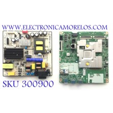 KIT DE TARJETAS PARA TV LG 4K·UHD·HDR SMART TV / MAIN EBR33934502 / EAX69532504 / 33934502 / FUENTE 81-PBE050-H4B07AP / SHG6504B07-101HA / DLBB568 / PANEL LVU500CGDX / LVU500LGDX / DISPLAY LC500DQC(SP)(A1) / MODELO 50UP7000PUA / 50UP7000PUA.CUSYLH